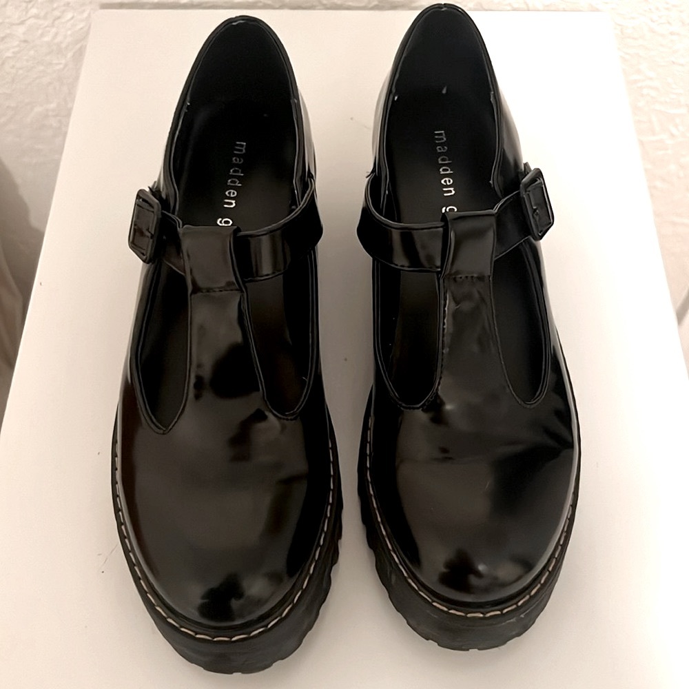 Black Madden Girl Women’s Platform Loafers